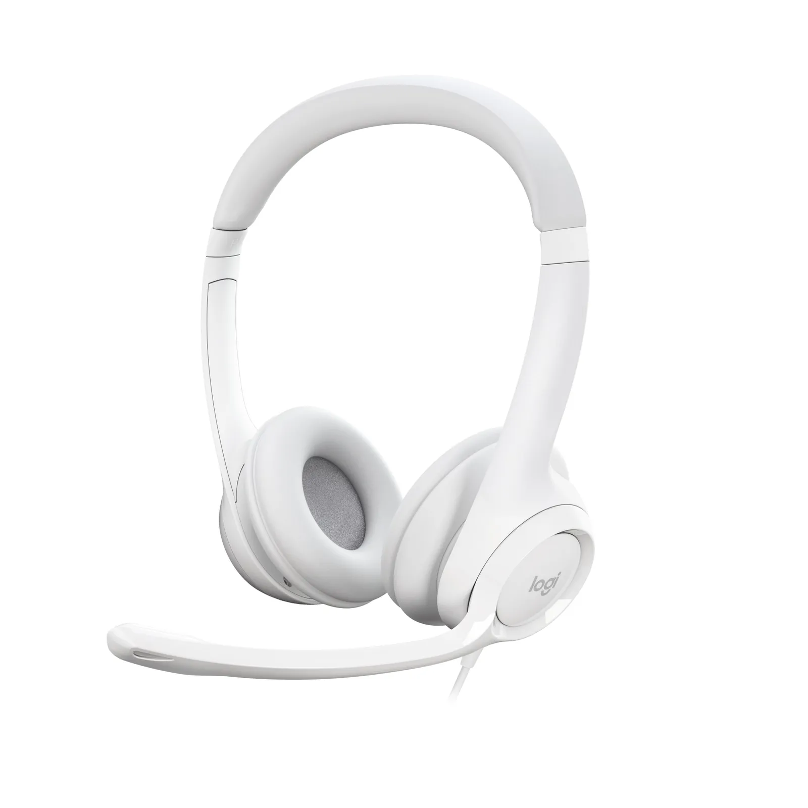 230118140105000301900002X Logitech H390 Kabelgebundenes Beidseitiges Headset USB Weiß - Slika 1