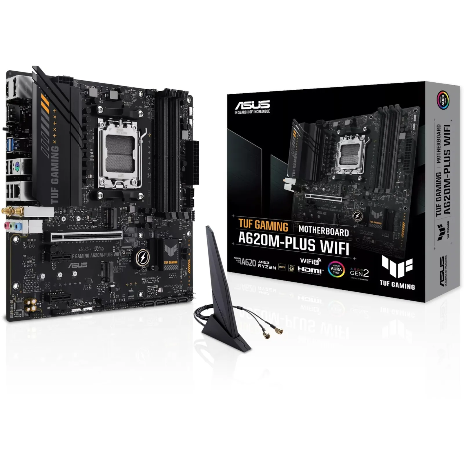 230404130910401101900094B ASUS TUF GAMING A620M-PLUS WIFI mATX Mainboard Sockel AM5 M.2/USB3.2/DP/HDMI - Slika 1