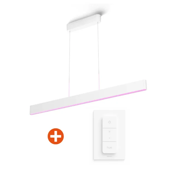 Philips Hue White & Color Amb. Ensis Pendelleuchte wh, inkl. Dimmschalter V2