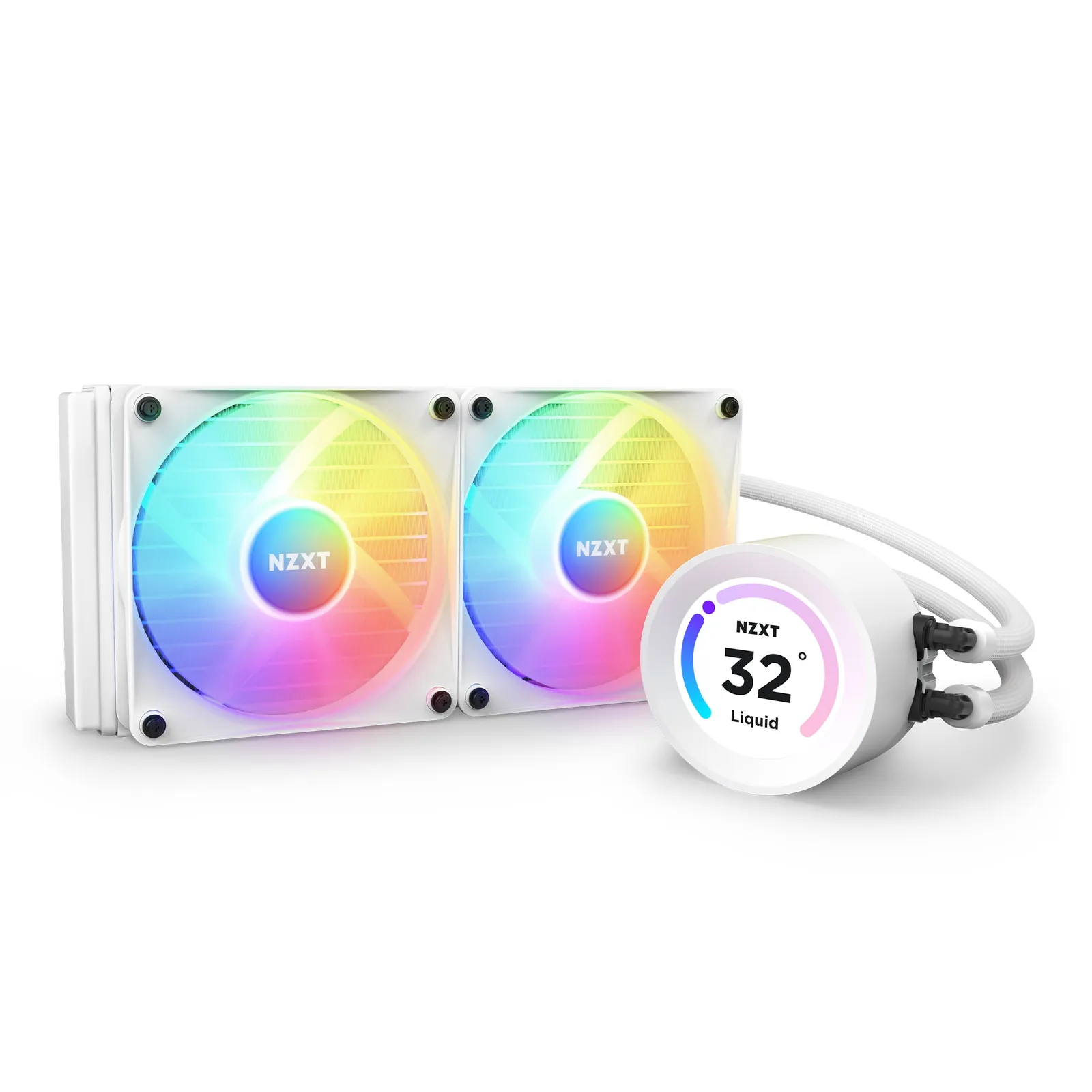 230418120629700301900071Y NZXT Kraken Elite 240 RGB, weiß Wasserkühlung für AMD und Intel CPU - Slika 1