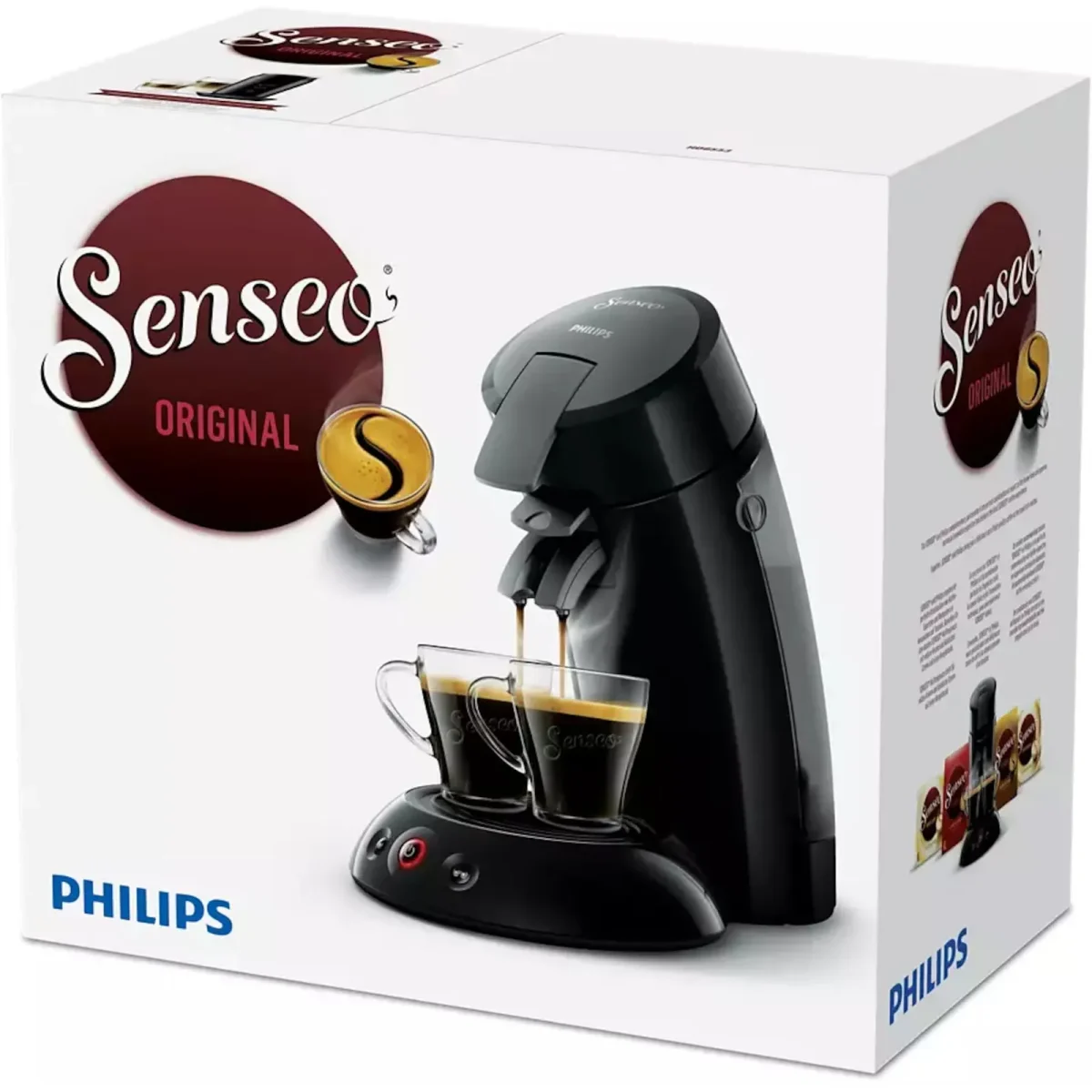 Philips HD6553/67 SENSEO Original Kaffeepadmaschine, schwarz - Slika 4