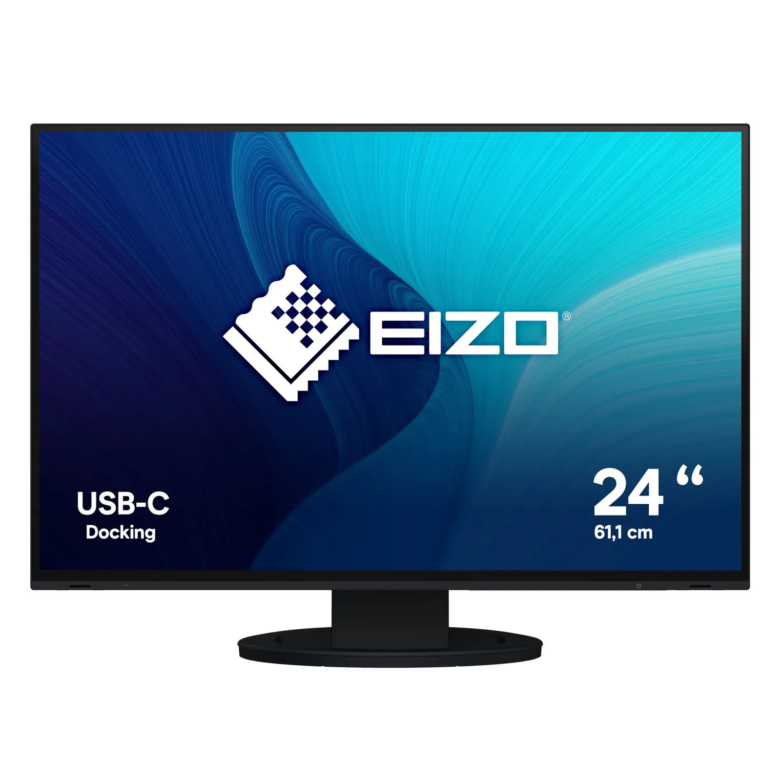 230623115248300301900002X EIZO FlexScan EV2485-BK 61,1m (24,1") WUXGA IPS Monitor DP/HDMI/USB-C Pivot - Slika 1