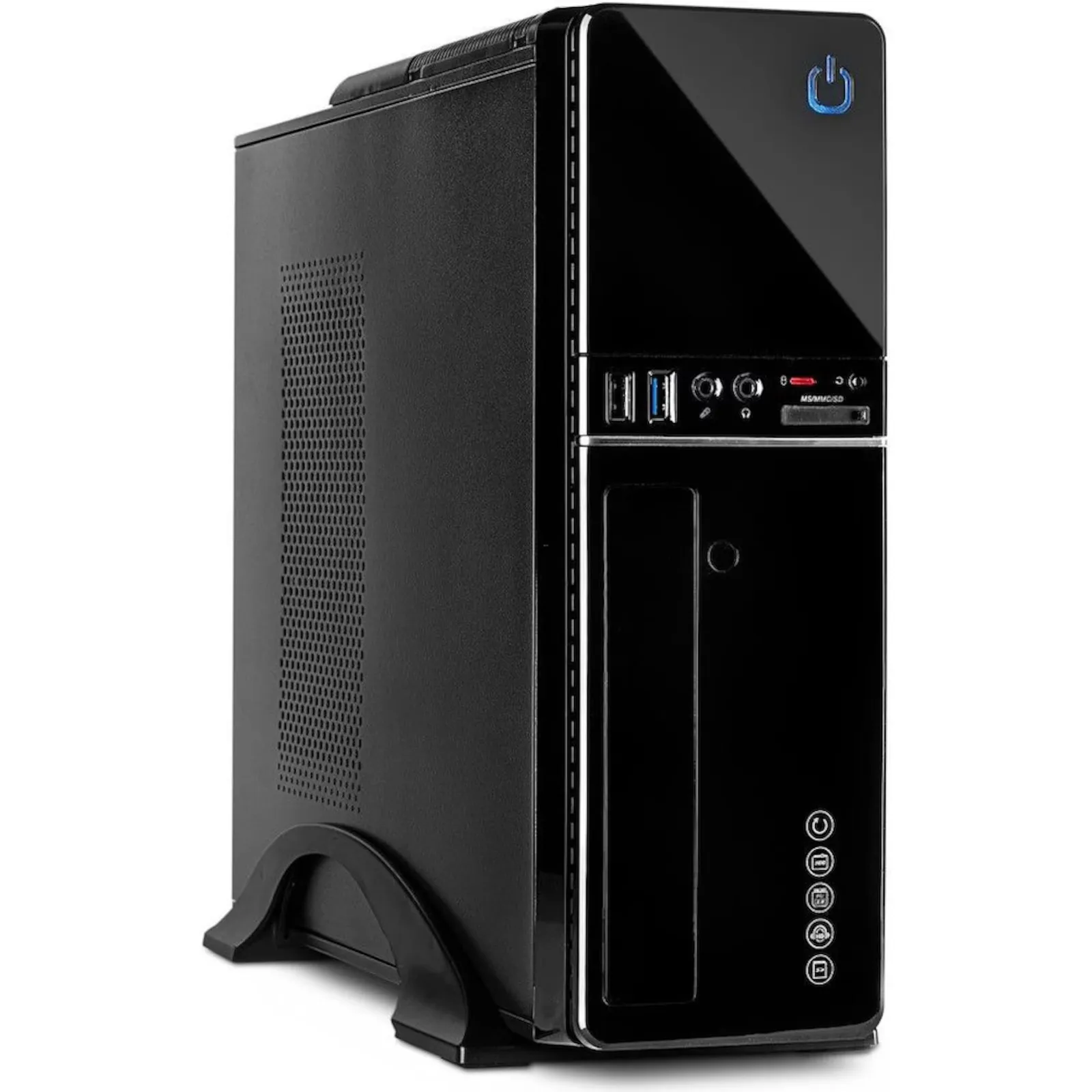 230627085318800301900010N Inter-Tech IT-607 mini-ITX/μATX Gehäuse - Schwarz (ohne Netzteil) - Slika 1