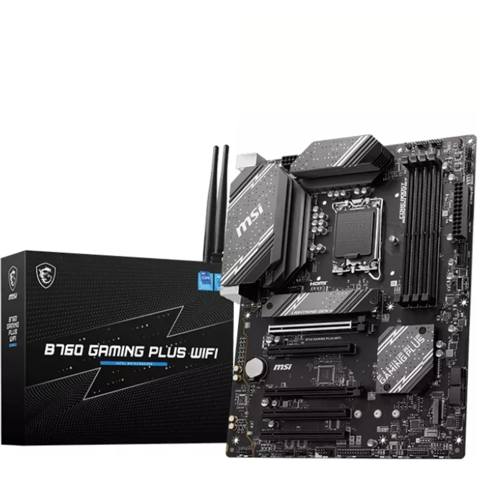 230706162013800501900082Z MSI B760 GAMING PLUS WIFI ATX DDR5 Mainboard S1700 M.2/WIFI/BT/DP/HDMI/USB-C - Slika 1