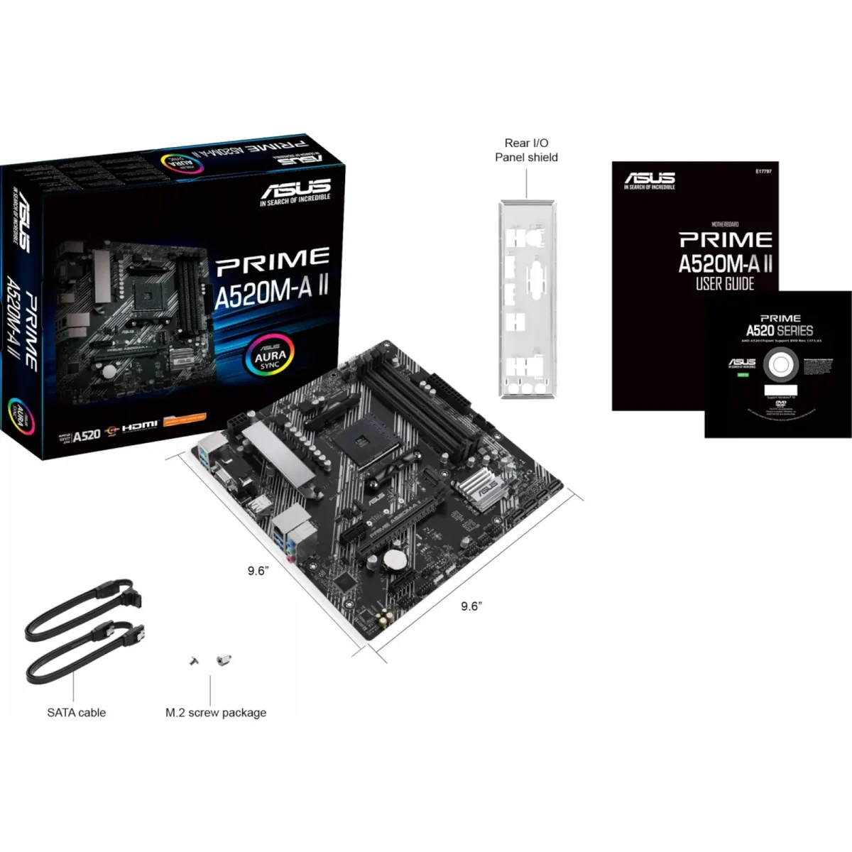 ASUS PRIME A520M-A II/CSM mATX Mainboard Sockel AM4 M.2/USB3.2/HDMI/DP/VGA - Slika 5