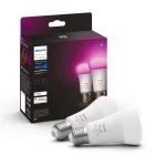 Philips Hue White & Color Ambiance E27 806lm 75W, 2er Pack + Bridge - Slika 4