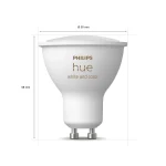 Philips Hue White & Color Ambiance GU10 400lm, 3er Pack - Slika 4
