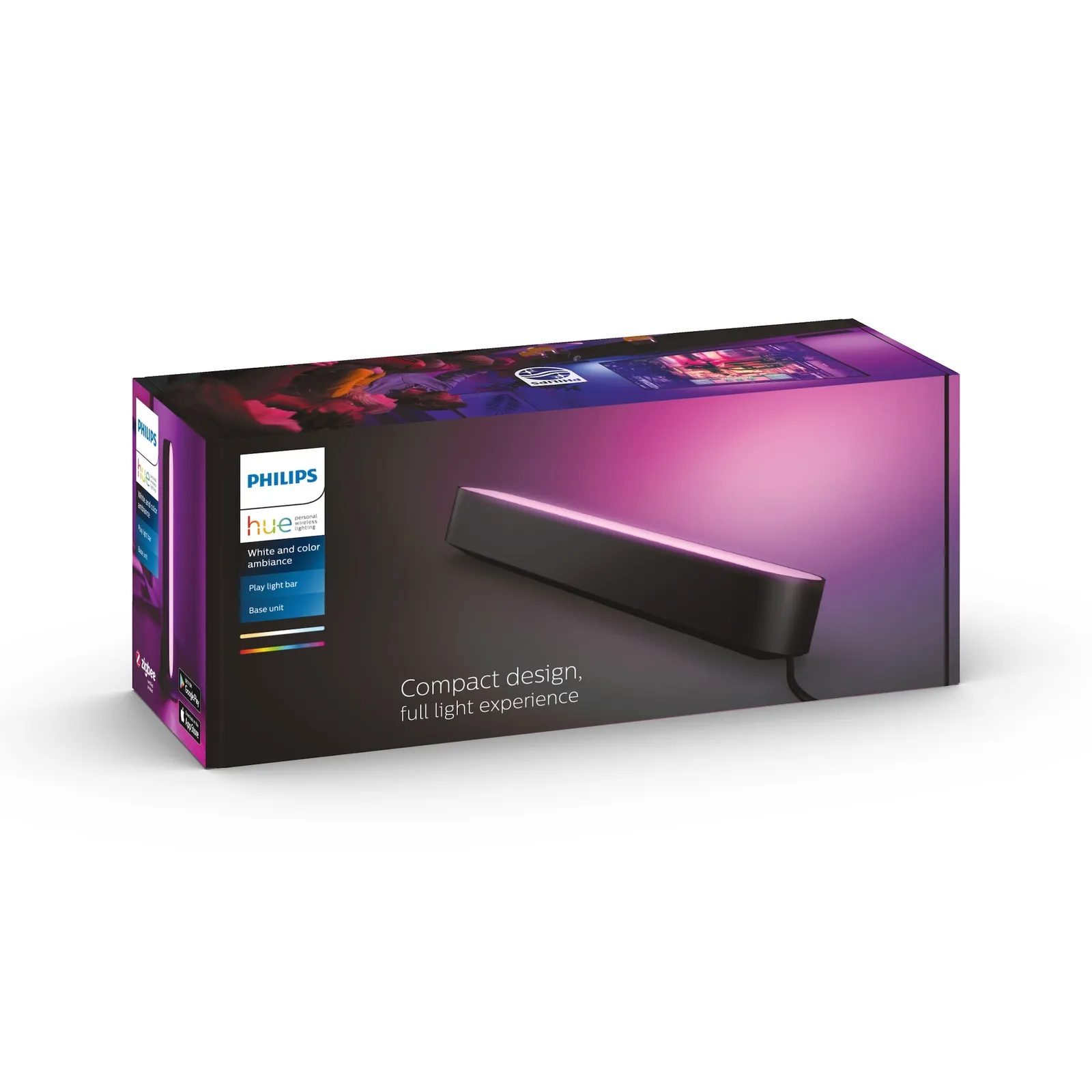230921103730200301900004K Philips Hue White & Color Ambiance Play Lightbar + Netzteil schwarz - Slika 1