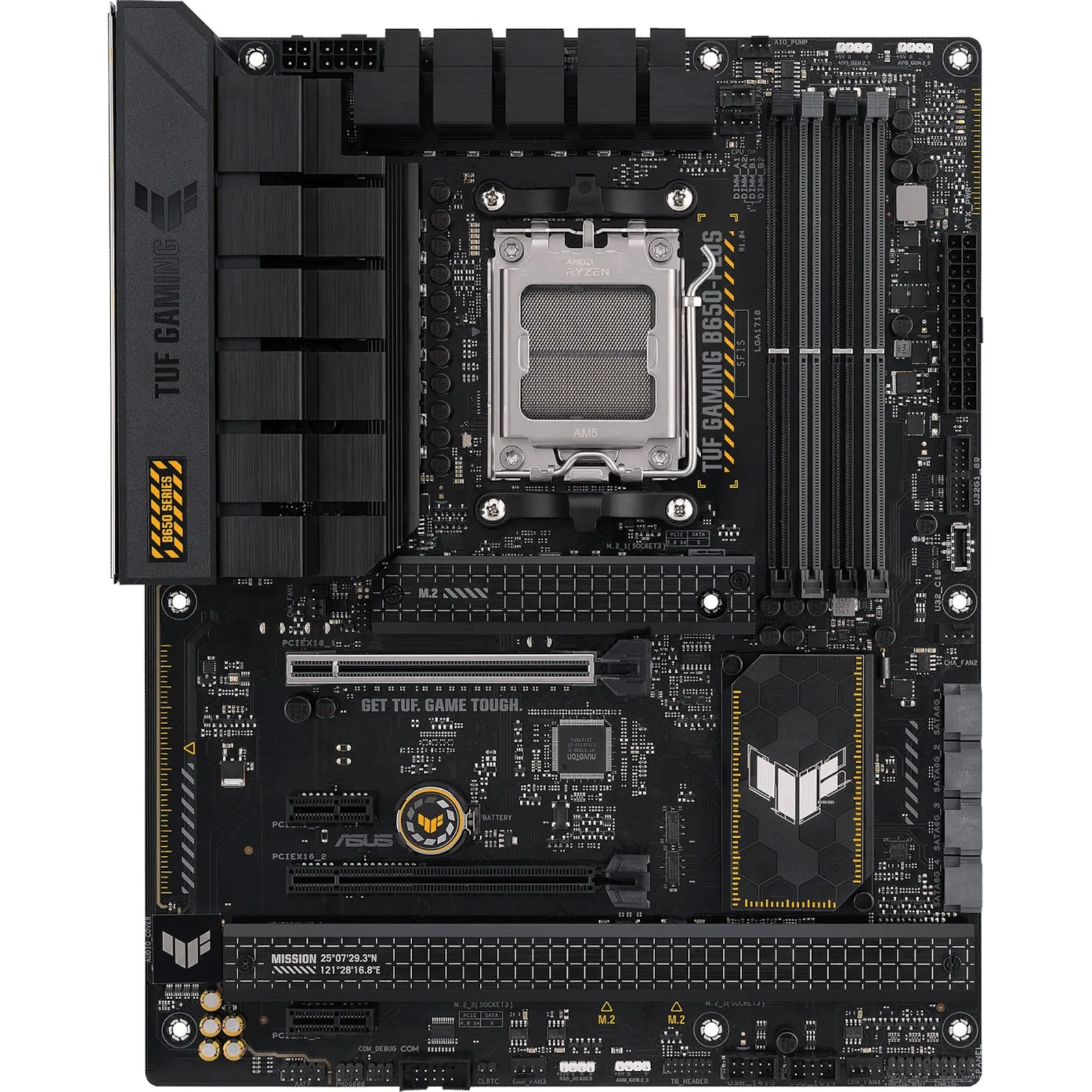 230921144851401001900082C ASUS TUF B650-PLUS ATX Mainboard Sockel AM5 M.2/USB3.2 Typ C/HDMI/DP - Slika 1