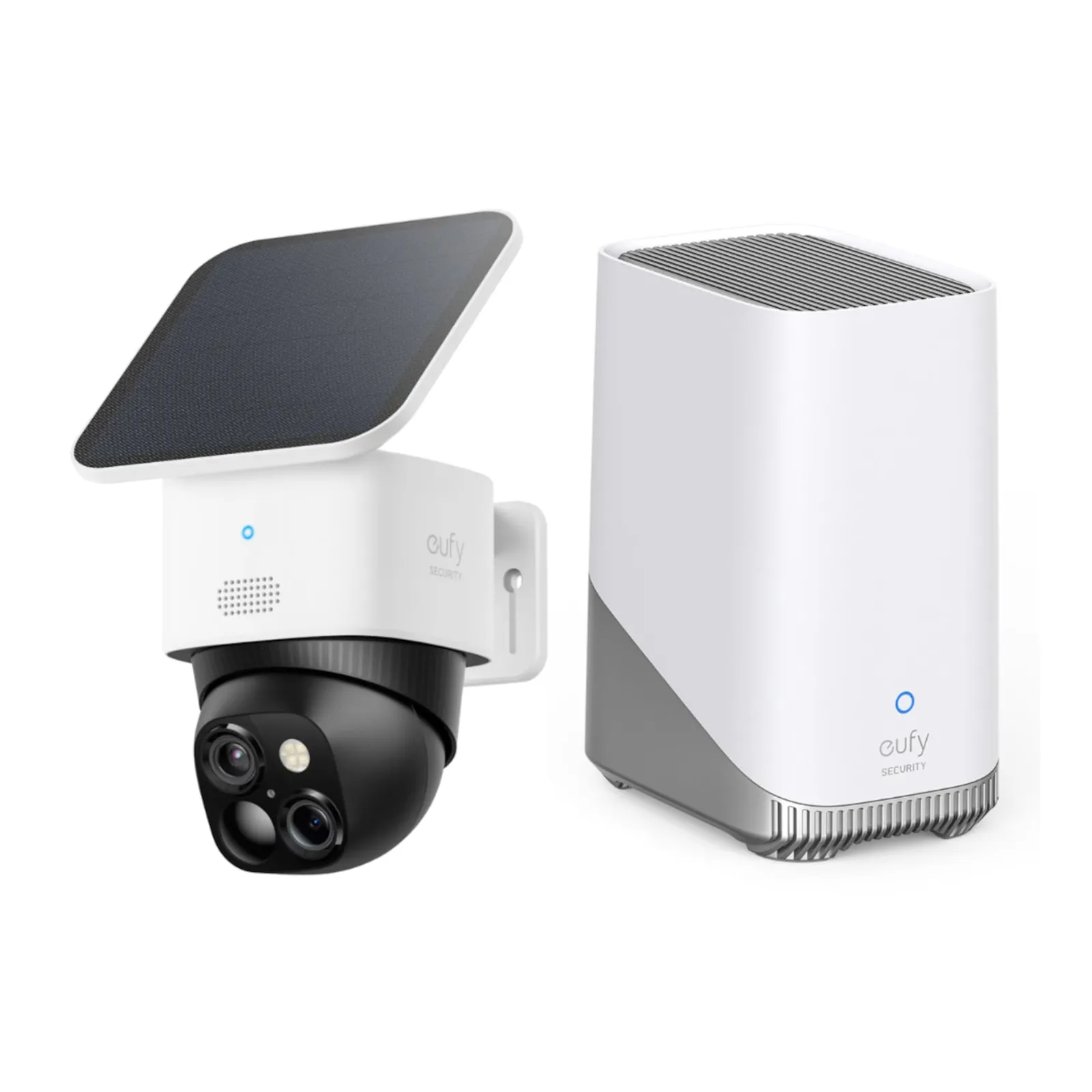 231004092816900301900051H eufy SoloCam S340 Überwachungskamera 3K 360 Grad Solar Outdoor + Homebase 3 - Slika 1