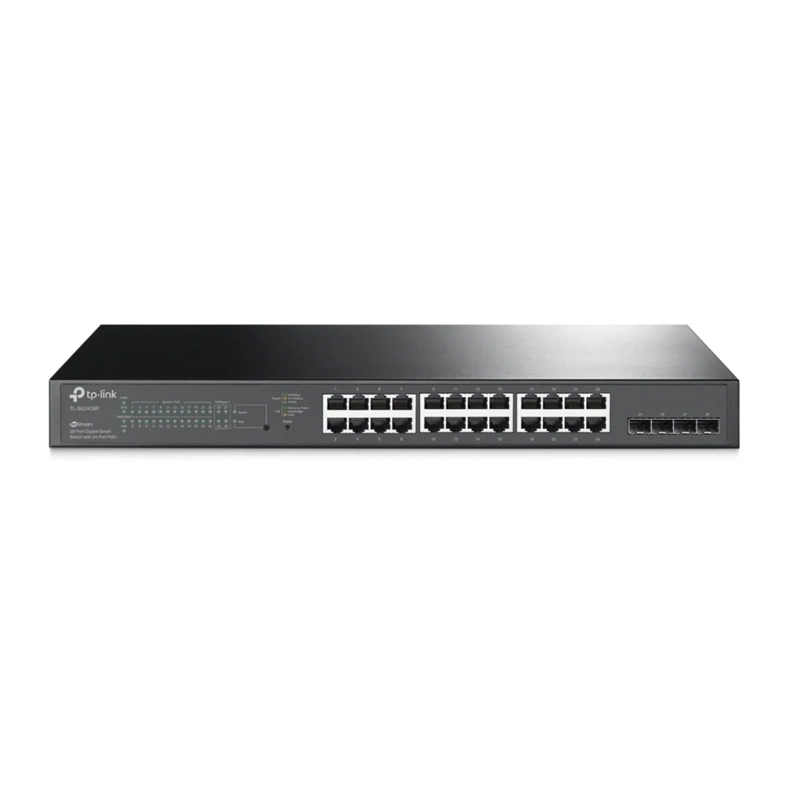 231016140102000901900097S TP-Link TL-SG2428P 28x GB-LAN (24x GB-LAN mit PoE+) - Slika 1