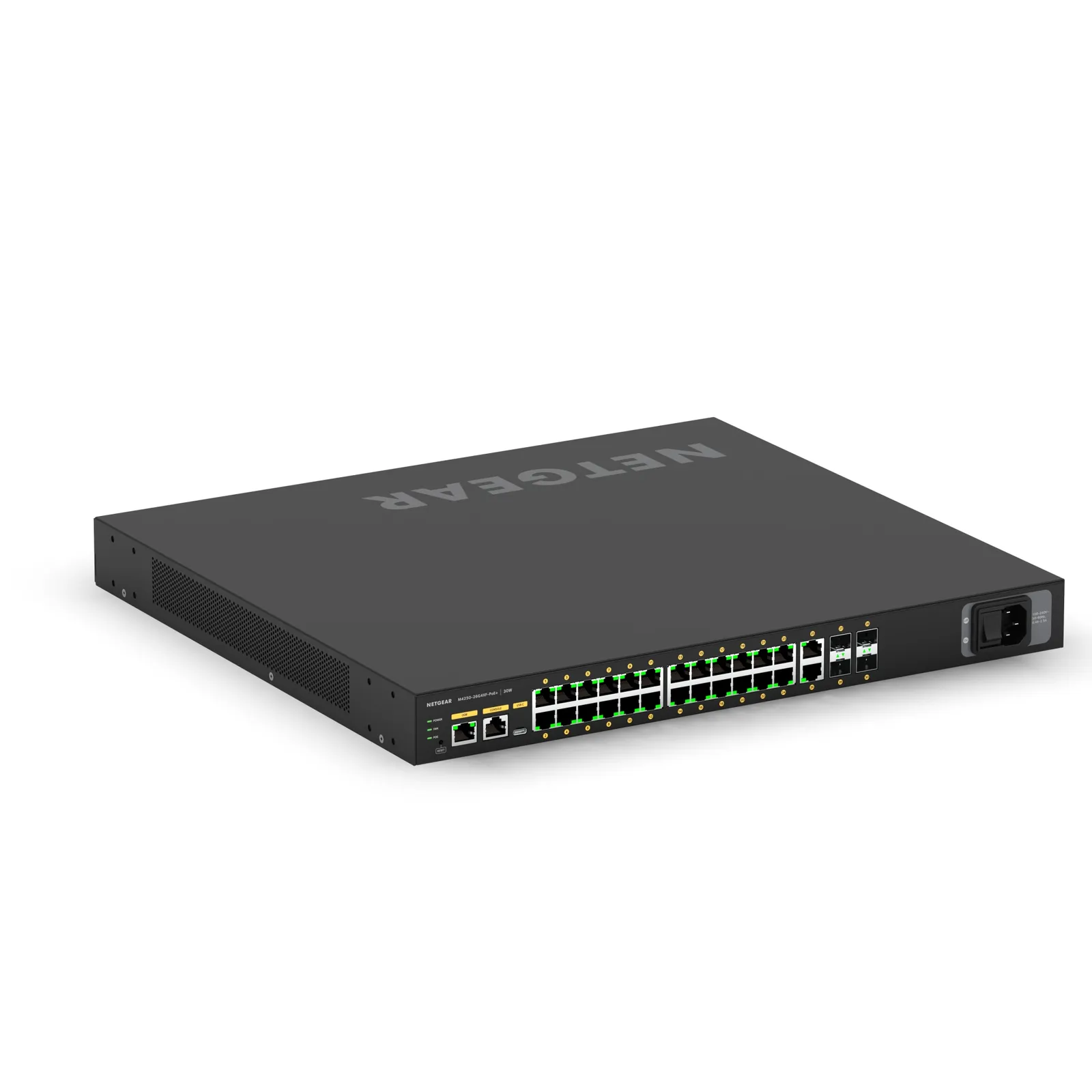 231101090147500501900046H Netgear AV-Line M4250-26G4XF-PoE+ Rackmount Managed Gigabit Switch - Slika 1