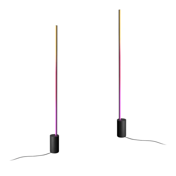 Philips Hue Gradient Signe Stehleuchte schwarz, 2er Pack