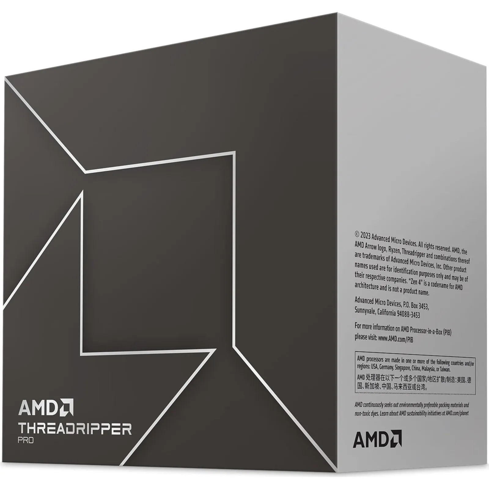 231205130431800301900002F AMD Ryzen Threadripper PRO 7995WX (96x 2.5 GHz) Sockel SP6 (sTR5) - Slika 1
