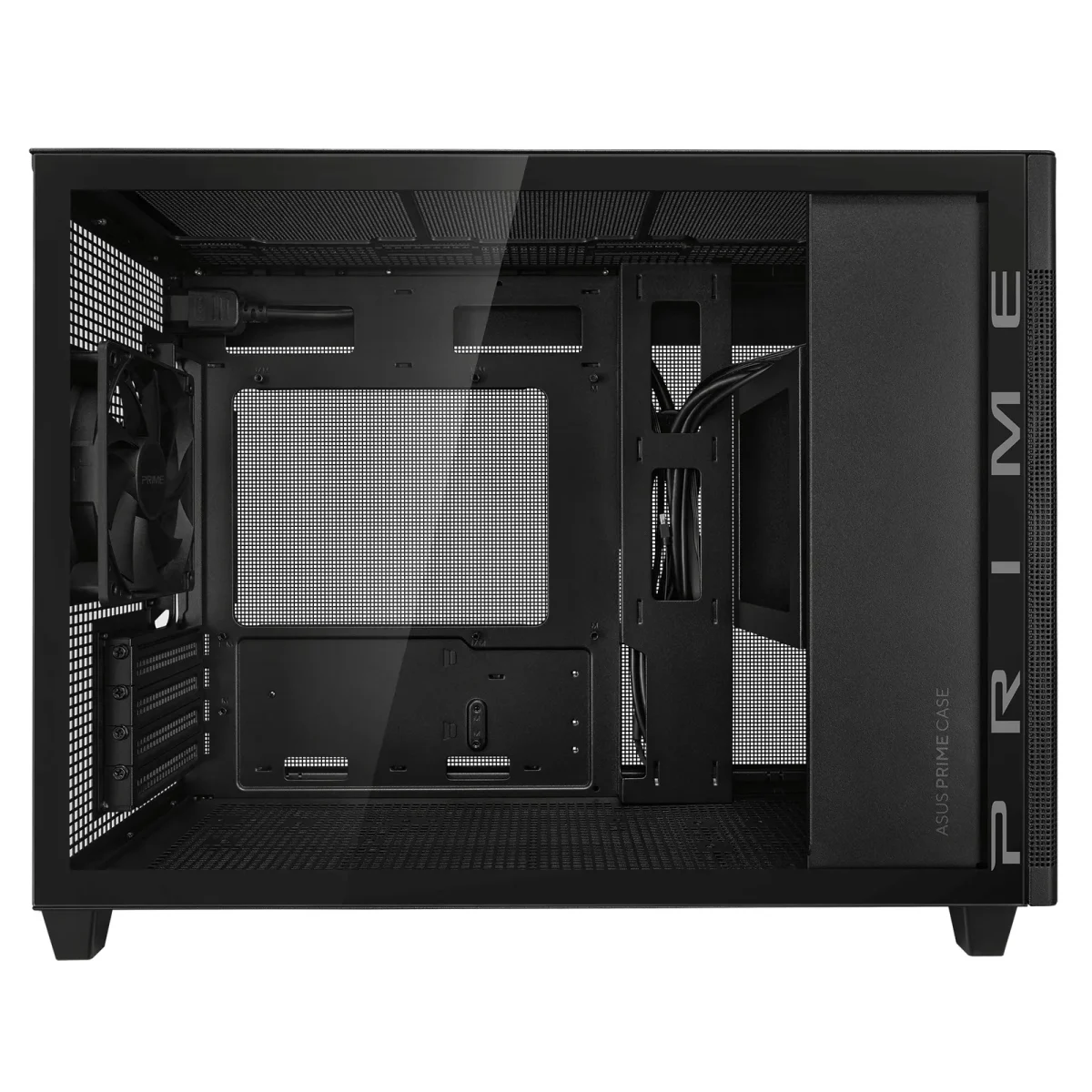 ASUS Prime AP201 mATX Gaming Gehäuse mit Seitenfenster schwarz - Slika 6
