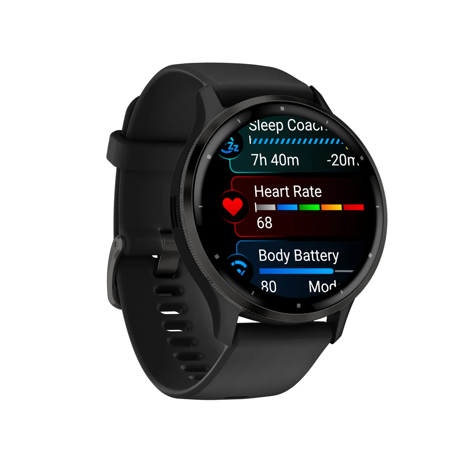 240122081433200301900049B Garmin Venu® 3 Schwarz/Schiefergrau mit Schnellwechsel-Silikon-Armband - Slika 1