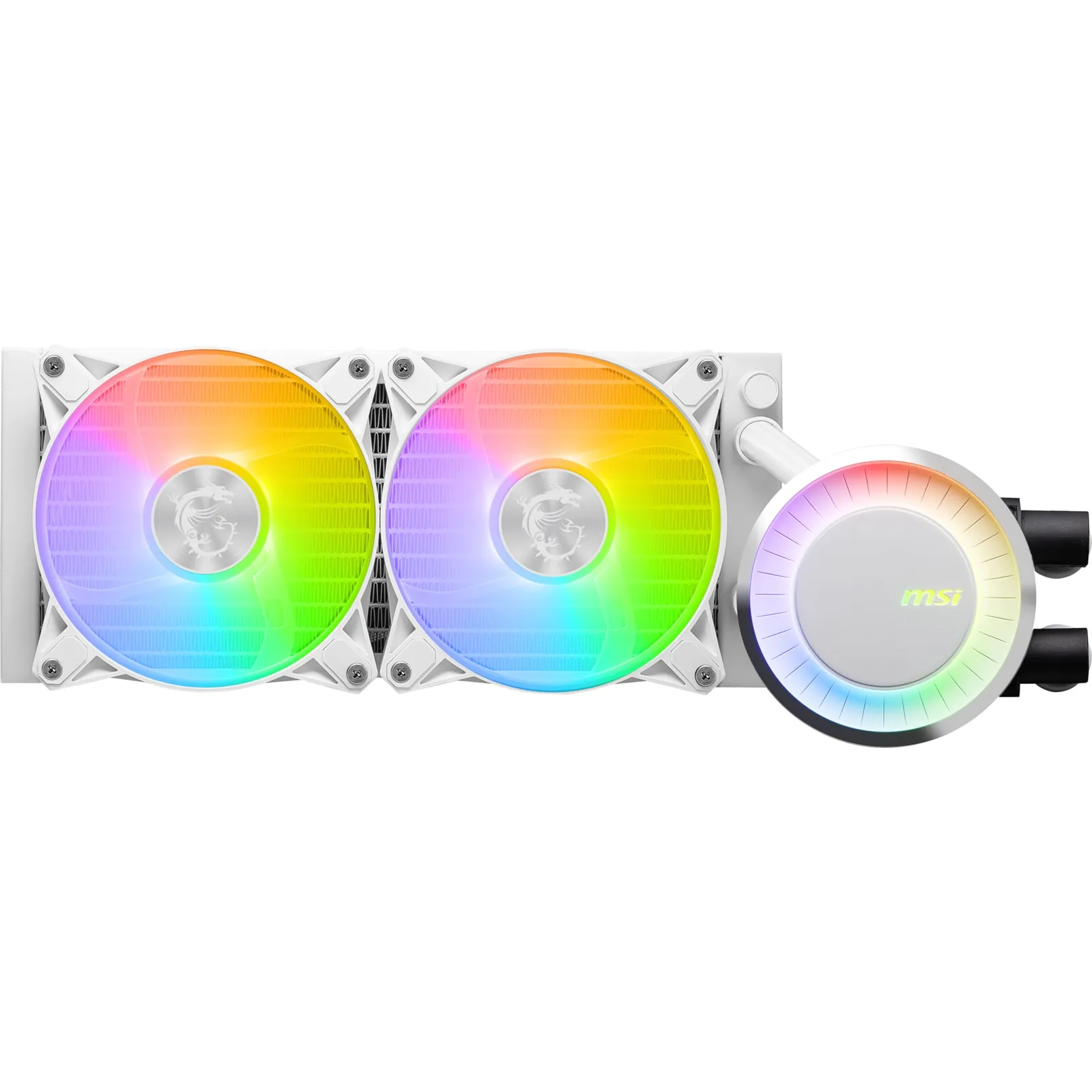 240130190038100301900073K MSI MAG Core Liquid E240 CPU Komplettwasserkühlung für AMD und Intel CPU Weiß - Slika 1
