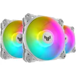 ASUS TUF GAMING TF120 ARGB Gehäuselüfter, 3er Set, white 120 mm, PWM - Slika 2