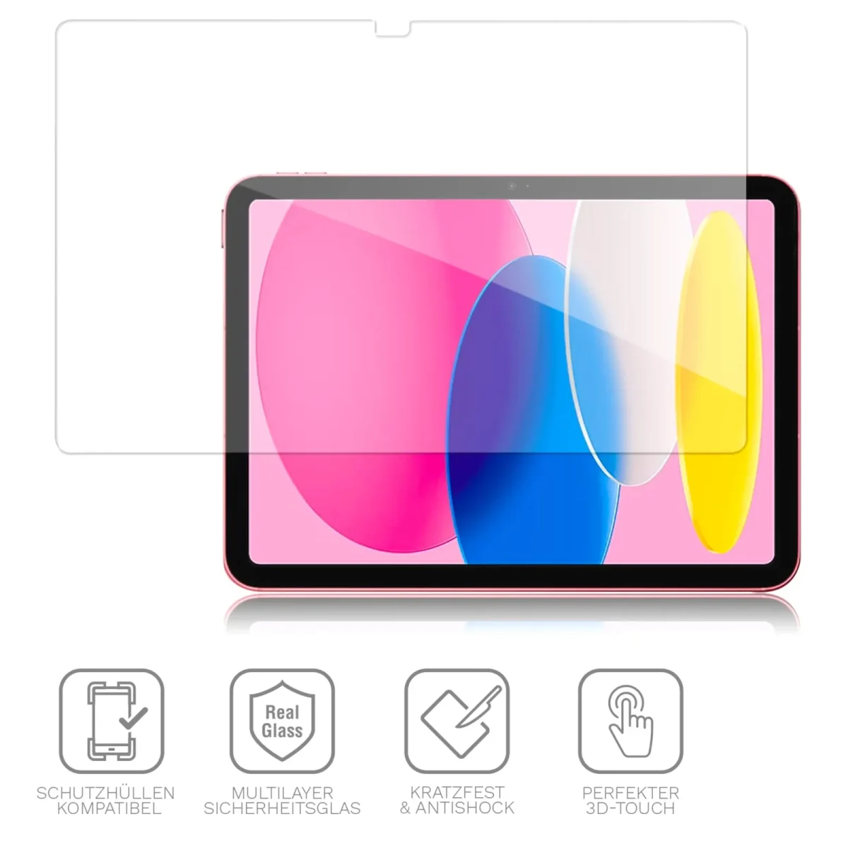4smarts Second Glass 2.5D für Apple iPad 10.9 (2022 10th Gen.) - Slika 2