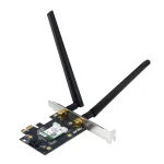 Asus PCE-BE6500 WiFi 7 PCI-E Adapter mit 2 externen Antennen - Slika 3