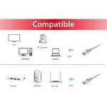 EQUIP 605507 Cat.6 S/FTP Patchkabel, 0.5m , Grau - Slika 3