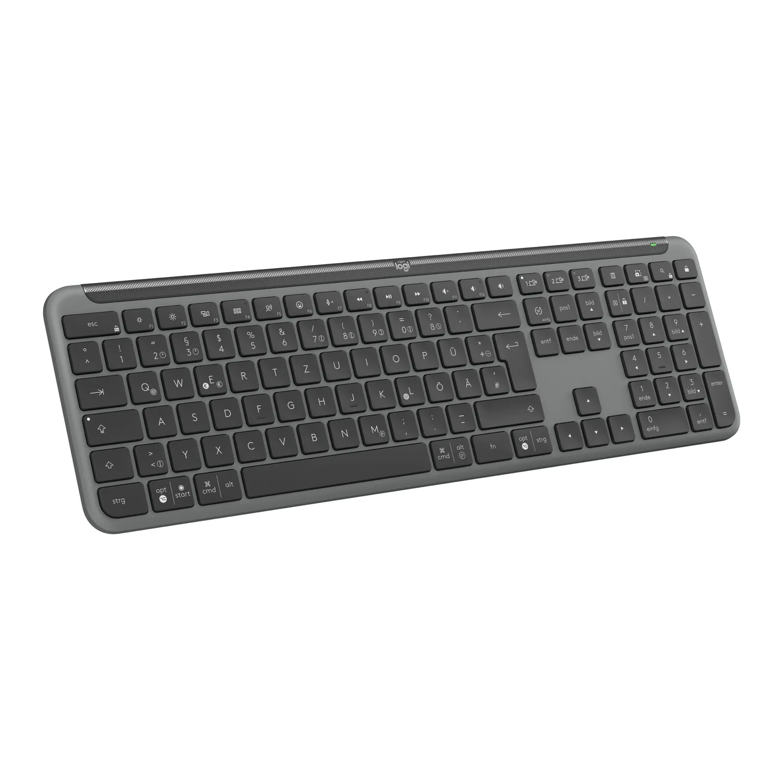 240307171326700801900069S Logitech Signature Slim K950 Graphite - Kabellose Tastatur inkl. Logi Bolt - Slika 1