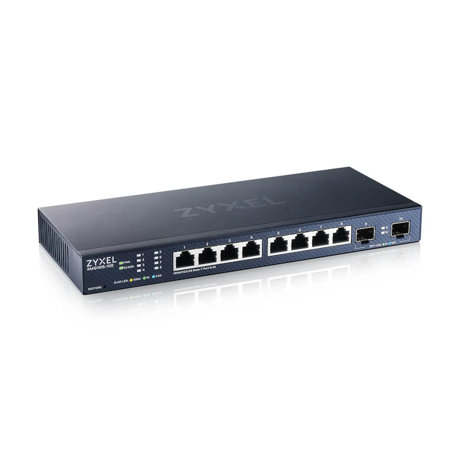 240313140954700501900046Z ZyXEL XMG1915-10E 8-Port 2.5GbE, 2 SFP+ Web/Smart Switch, NebulaFlex, lüfterlos - Slika 1