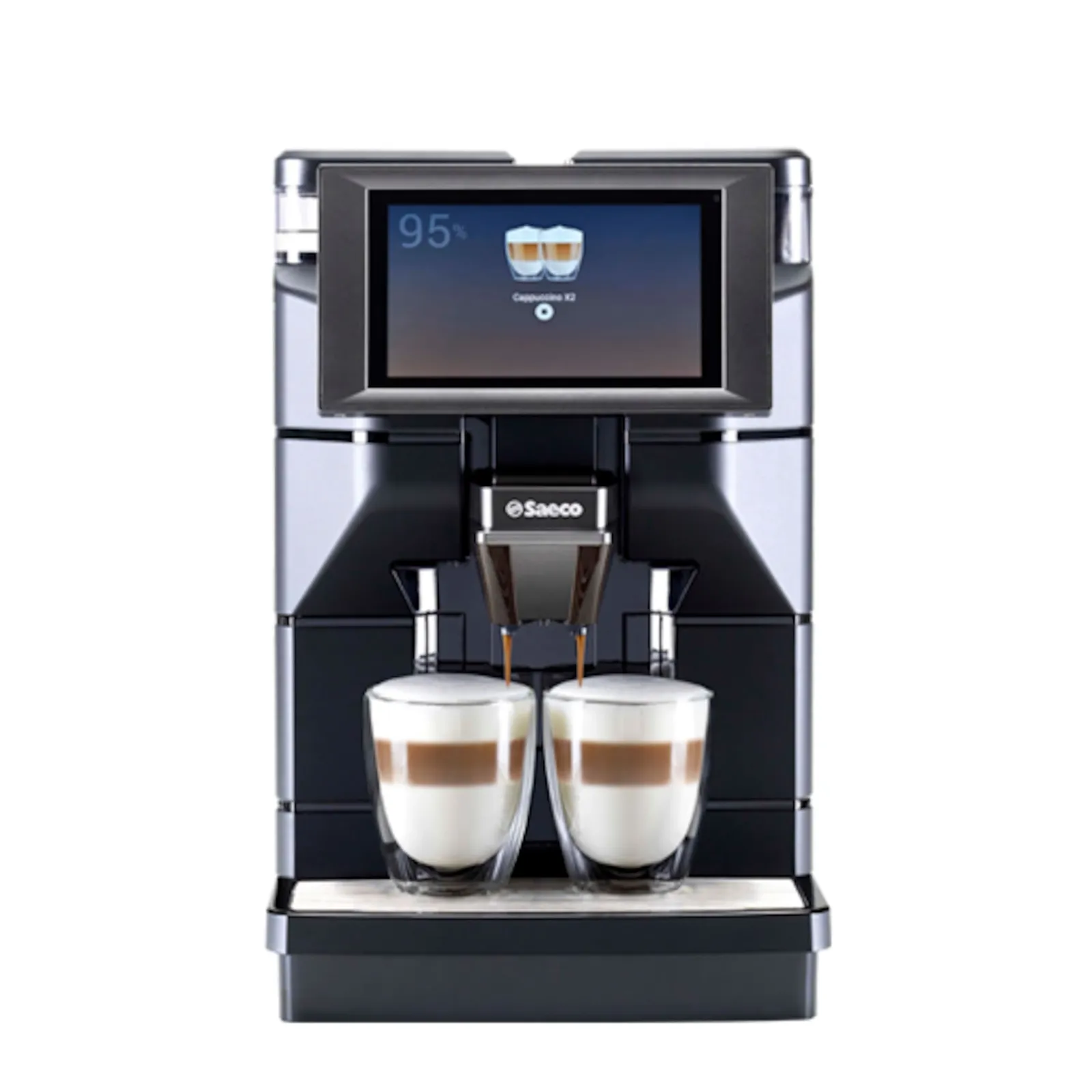 240402084833100501900091O Saeco 9J0450 Magic M1 Kaffeevollautomat Schwarz - Slika 1