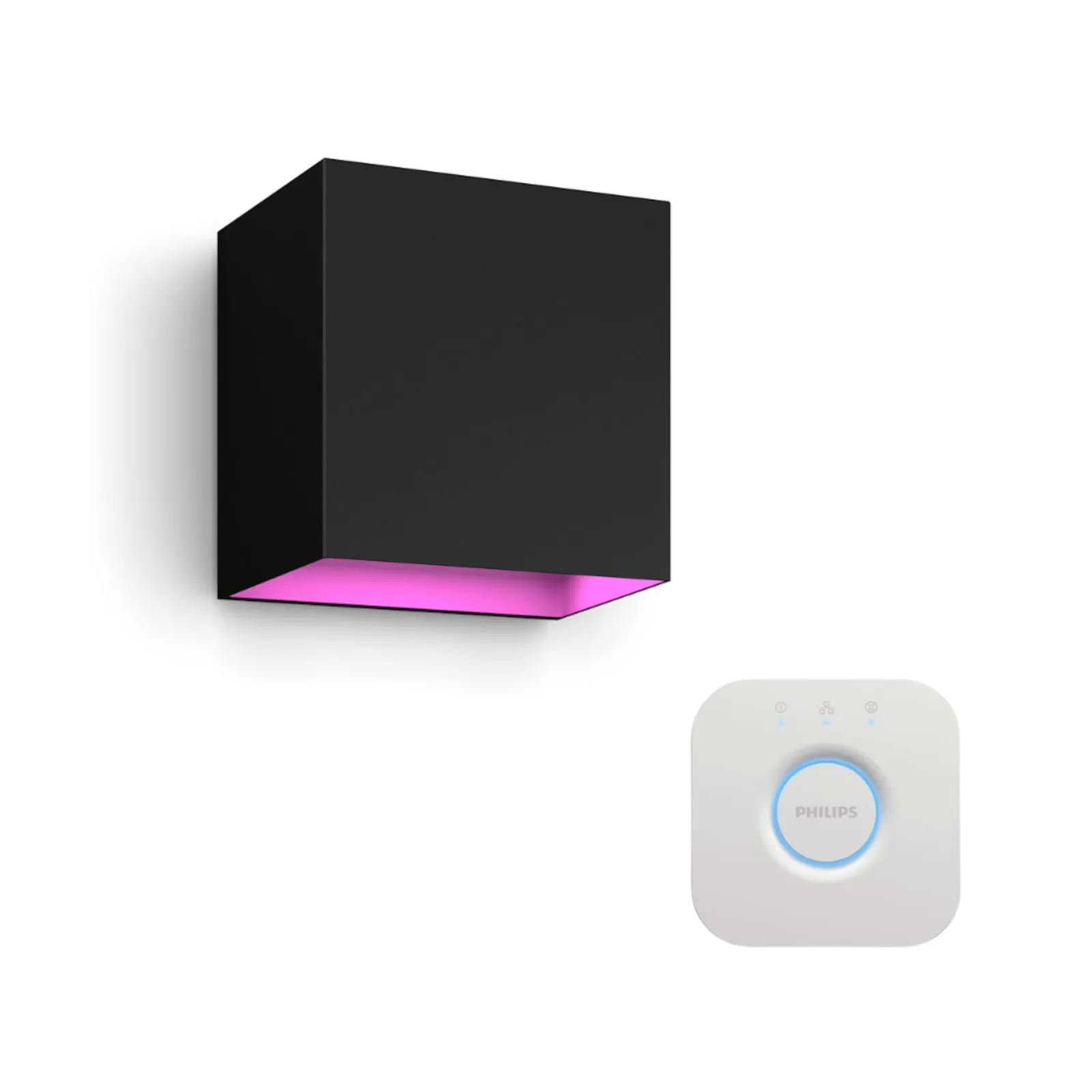 240409160706100501900078S Philips Hue White & Color Ambiance Resonate Wandleuchte • einstrahlig + Bridge - Slika 1