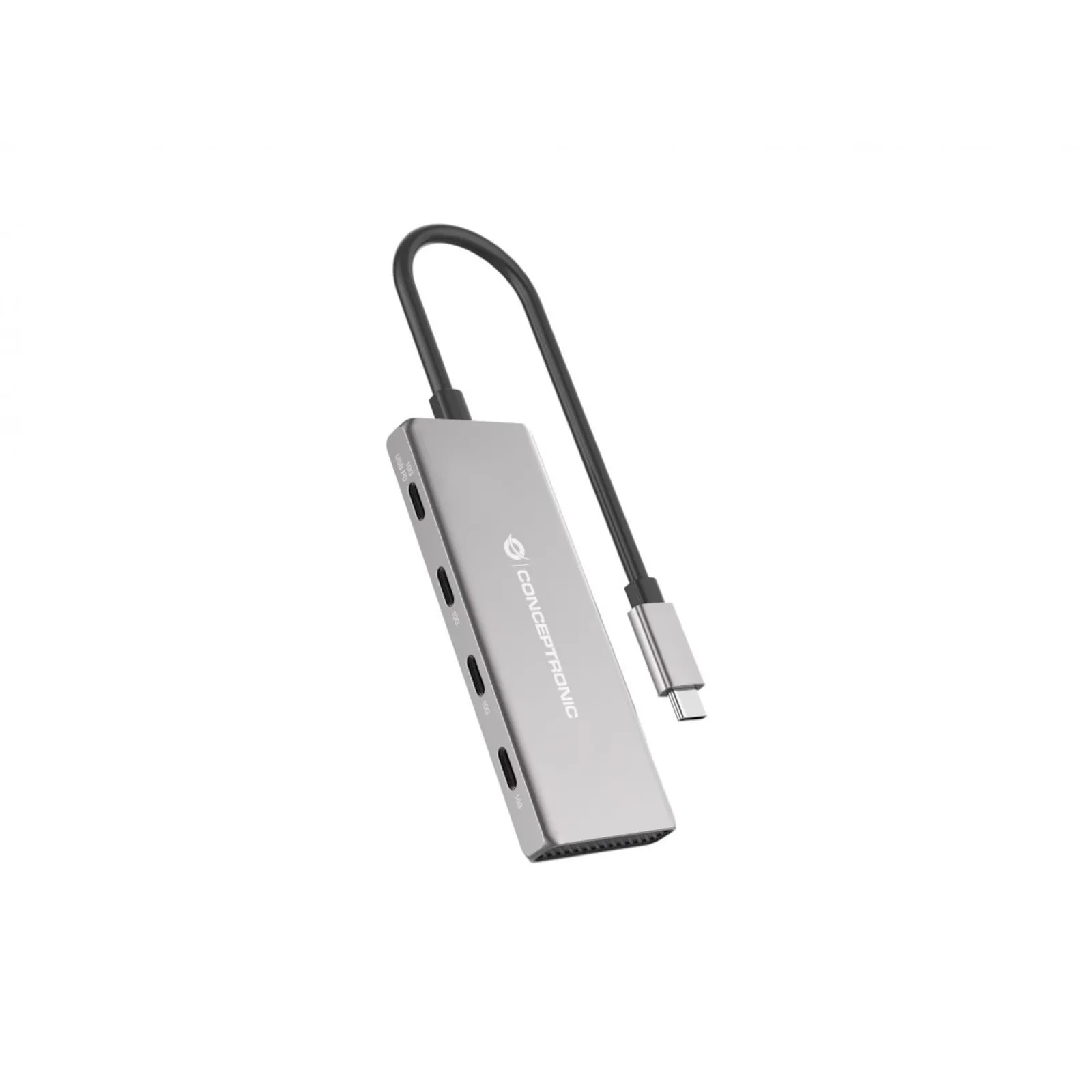 240412135803500501900028T Conceptronic HUBBIES16G 4-Port USB 3.2 Gen-2 Hub, 10Gbps, USB-C x 4, 100W USB PD - Slika 1