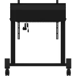 Iiyama MD-CAR2031-B1 Rollwagen Anti-Kollisions-Pylonensystem bis VESA 800x600mm schwarz - Slika 2