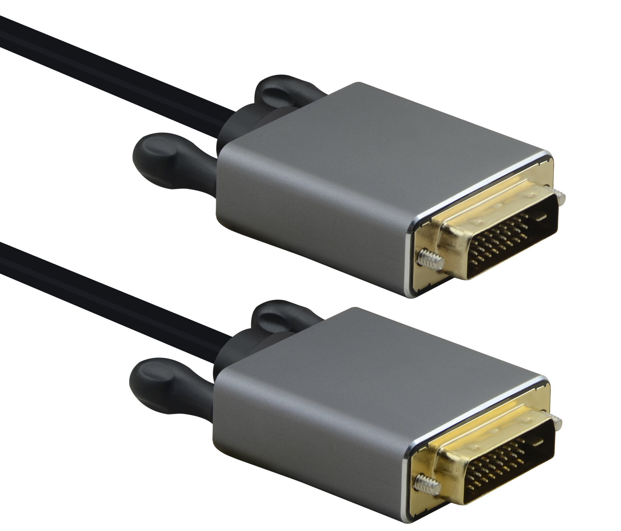 288699 helos Anschlusskabel, DVI Stecker/Stecker, PREMIUM 4K, 5,0m, schwarz - Slika 1