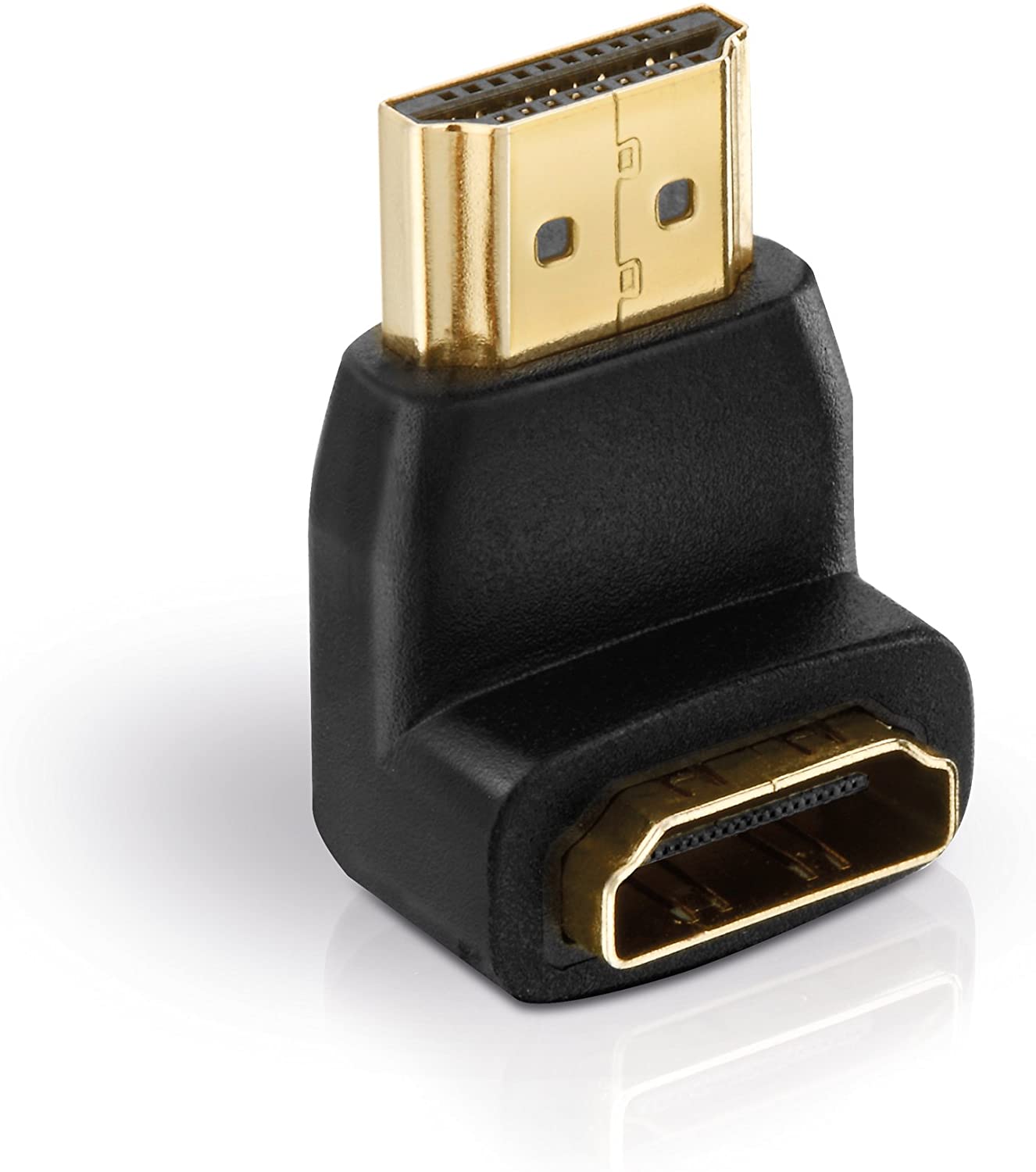 302028 PureLink Adapter, HDMI St./HDMI Bu. gewinkelt 270°, FULL HD, BASIC, schwarz - Slika 1