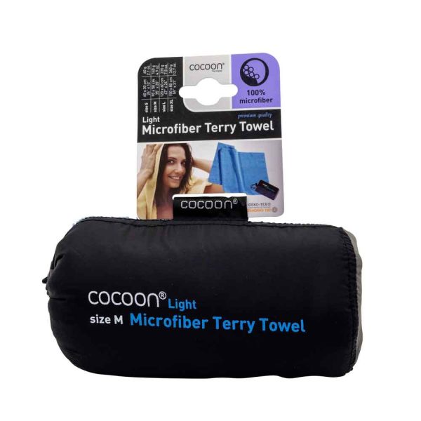 Cocoon Microfiber Terry Towel Light 90x50cm light blue