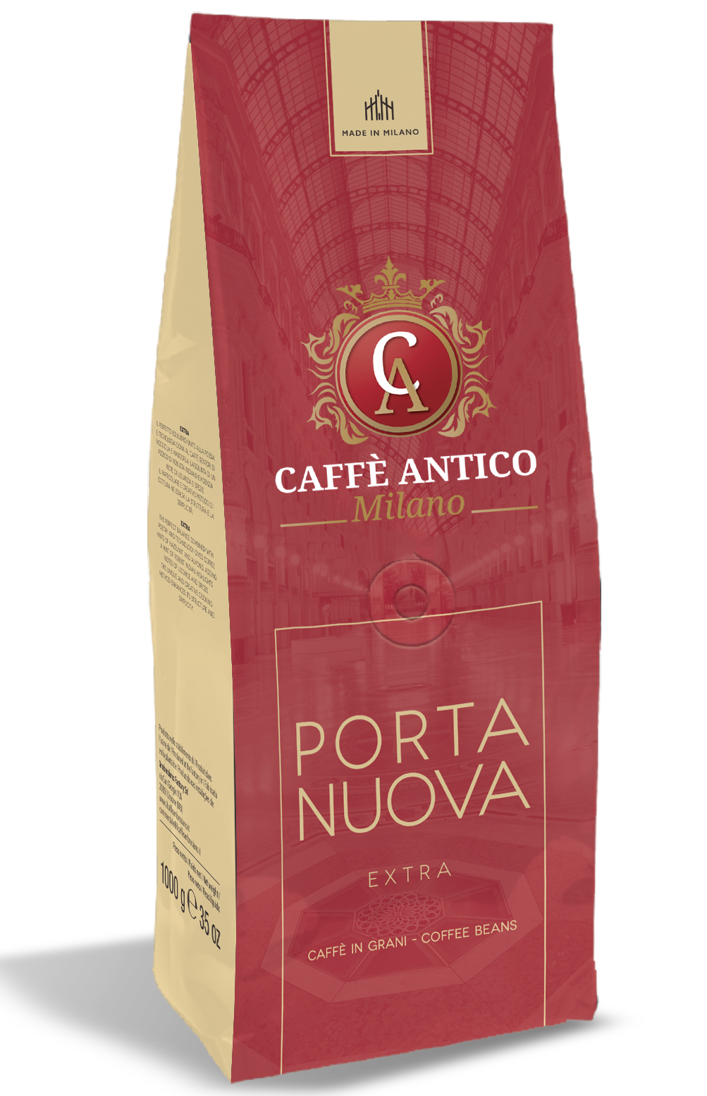 352561 Ambrosiano CAFFE` ANTICO Milano - Porta Nuova 1kg Bohnen - Slika 1