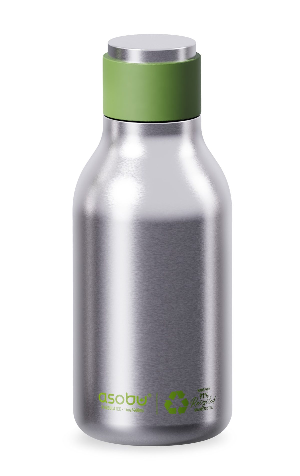353884 Asobu - Urban - recycelte Edelstahlflasche Silber - Slika 1