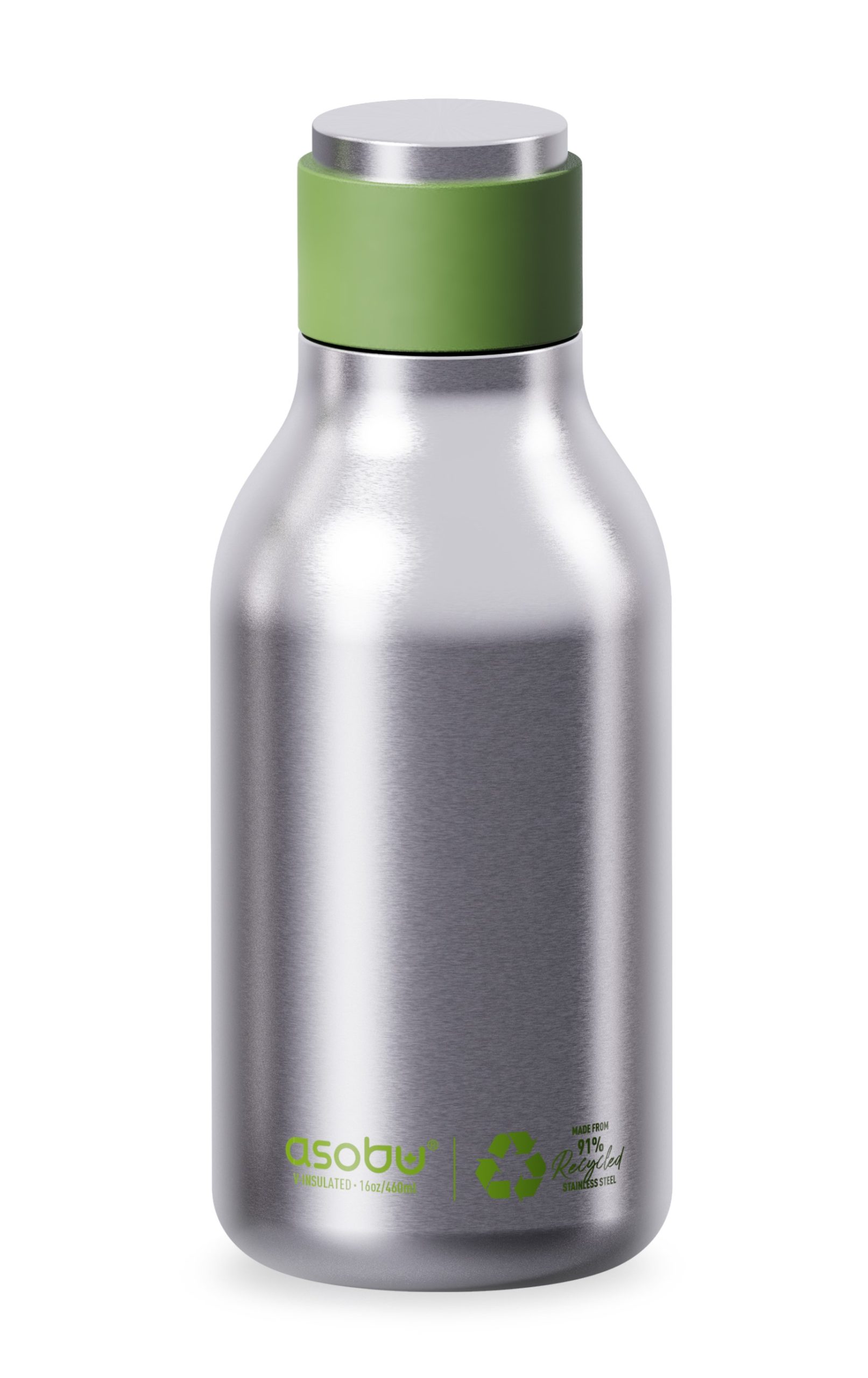 353884 Asobu - Urban - recycelte Edelstahlflasche Silber - Slika 1