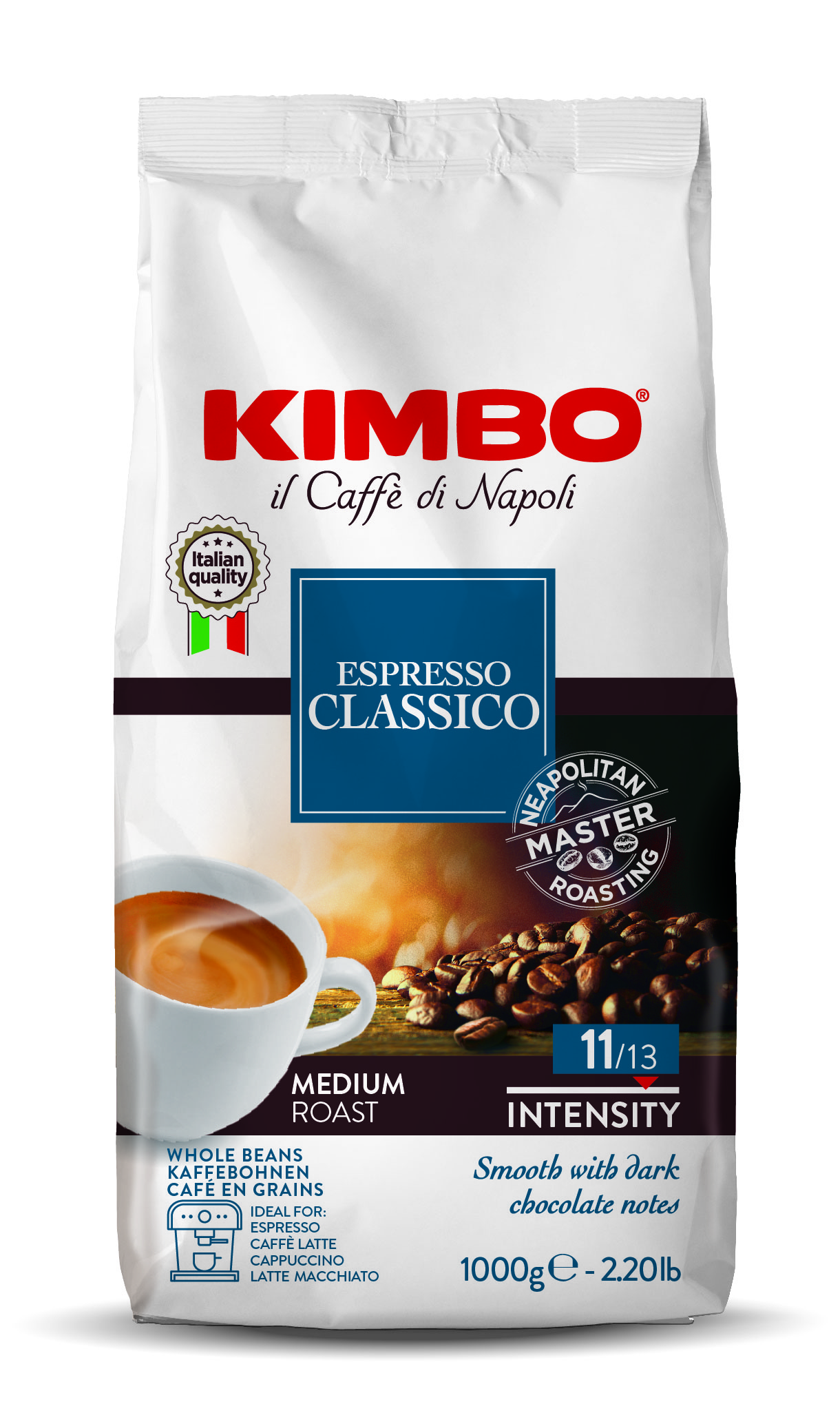 367032 Kimbo Espresso Classico 1kg Bohnen - Slika 1