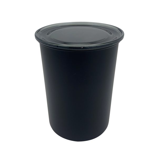 Airscape® Edelstahl-Aromabehälter mittel, schwarz matt