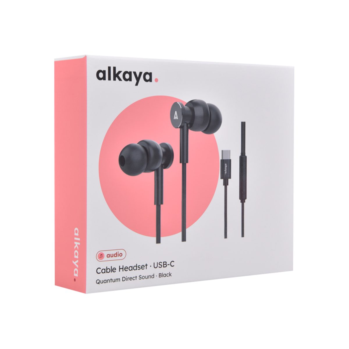 alkaya Quantum Direct Sound Kabel Headset schwarz USB-C - Slika 1