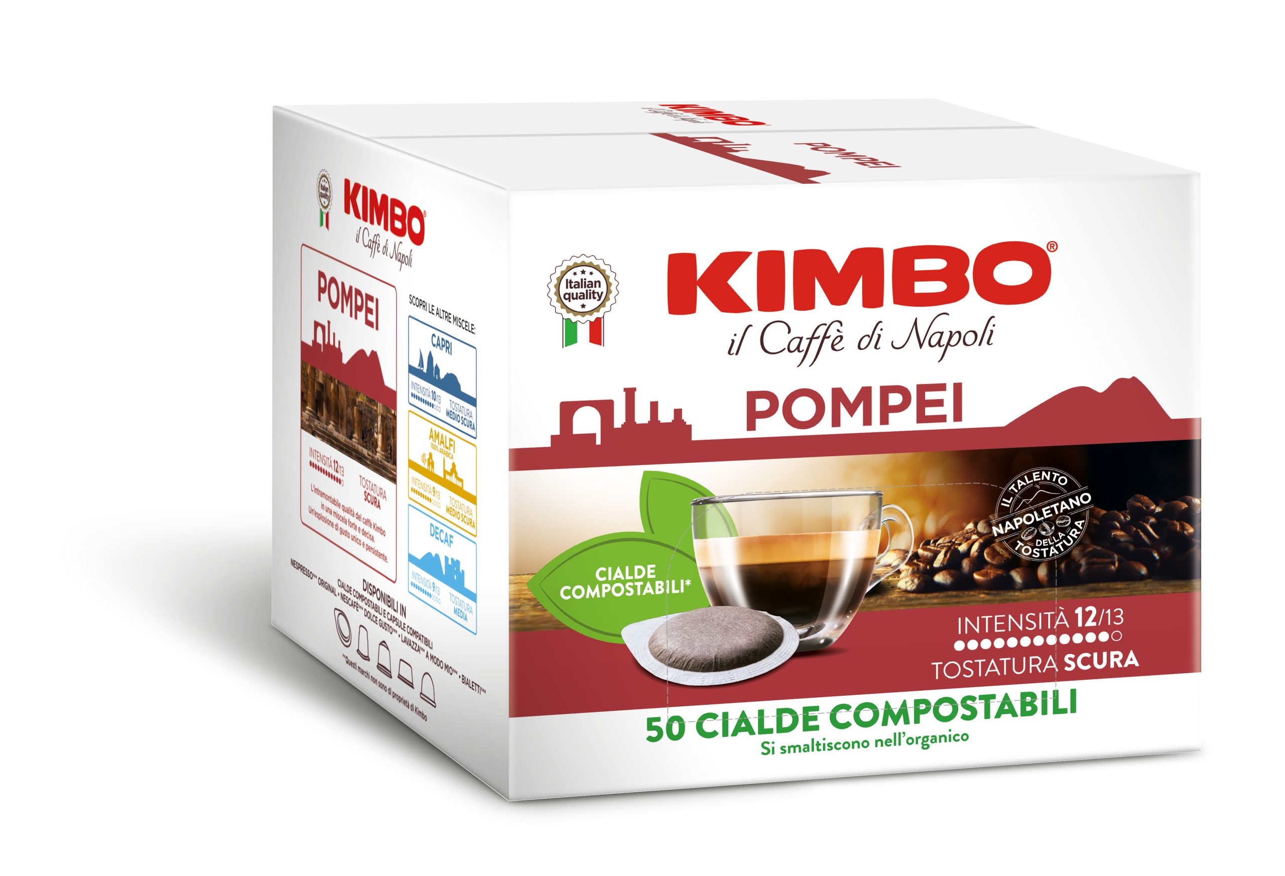 385367 Kimbo POMPEI - 44mm ESE Pads 50 Stück a 7,3g - Slika 1