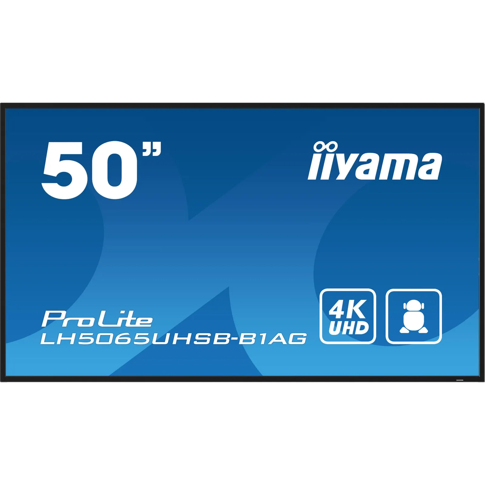 PI_295515732 iiyama ProLite LH5065UHSB-B1AG 125,7cm (50") 4K UHD Signage Monitor DP/HDMI/RJ45 - Slika 1