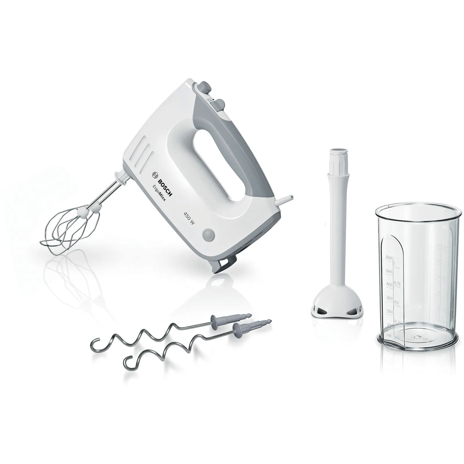 PI_314091065 Bosch MFQ36440 Handrührer ErgoMixx weiß / grau - Slika 1