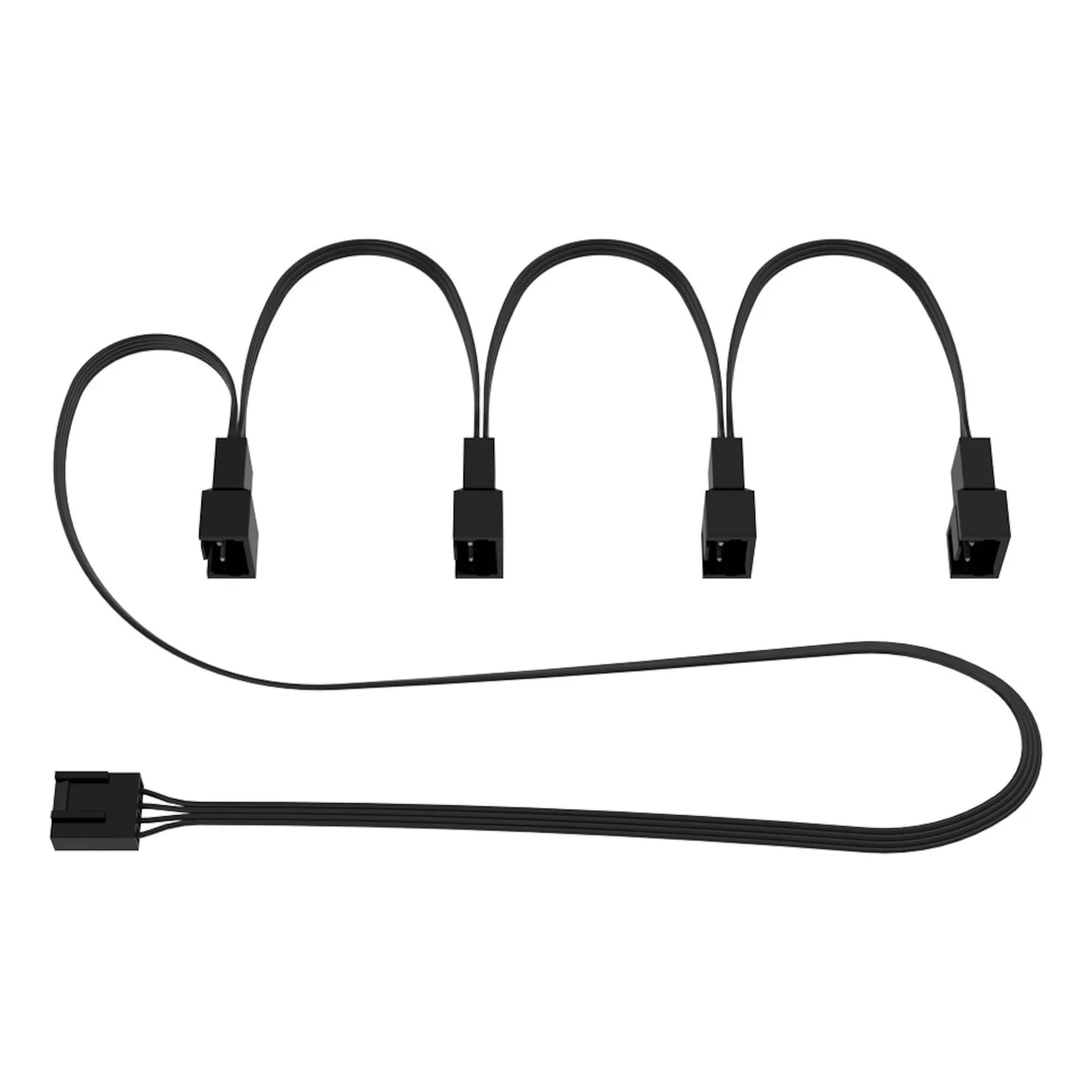 PI_319410349 Arctic PST Cable Rev.2, 4-Pin PWM (Stecker) auf 4x 4-Pin PWM (Buchse) 70cm - Slika 1