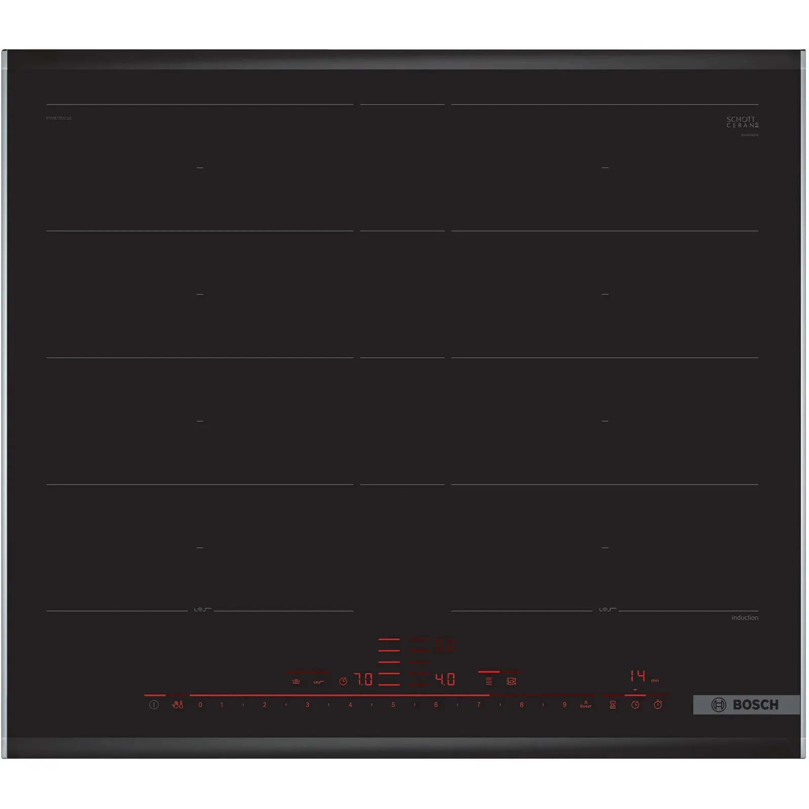 PI_319474633 Bosch PXY675DC1E Serie 8 Induktionskochfeld 60 cm Schwarz - Slika 1