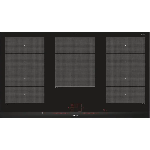 Siemens EX975LXC1E iQ700 Induktionskochfeld 90 cm Schwarz, Mit Rahmen aufliegend