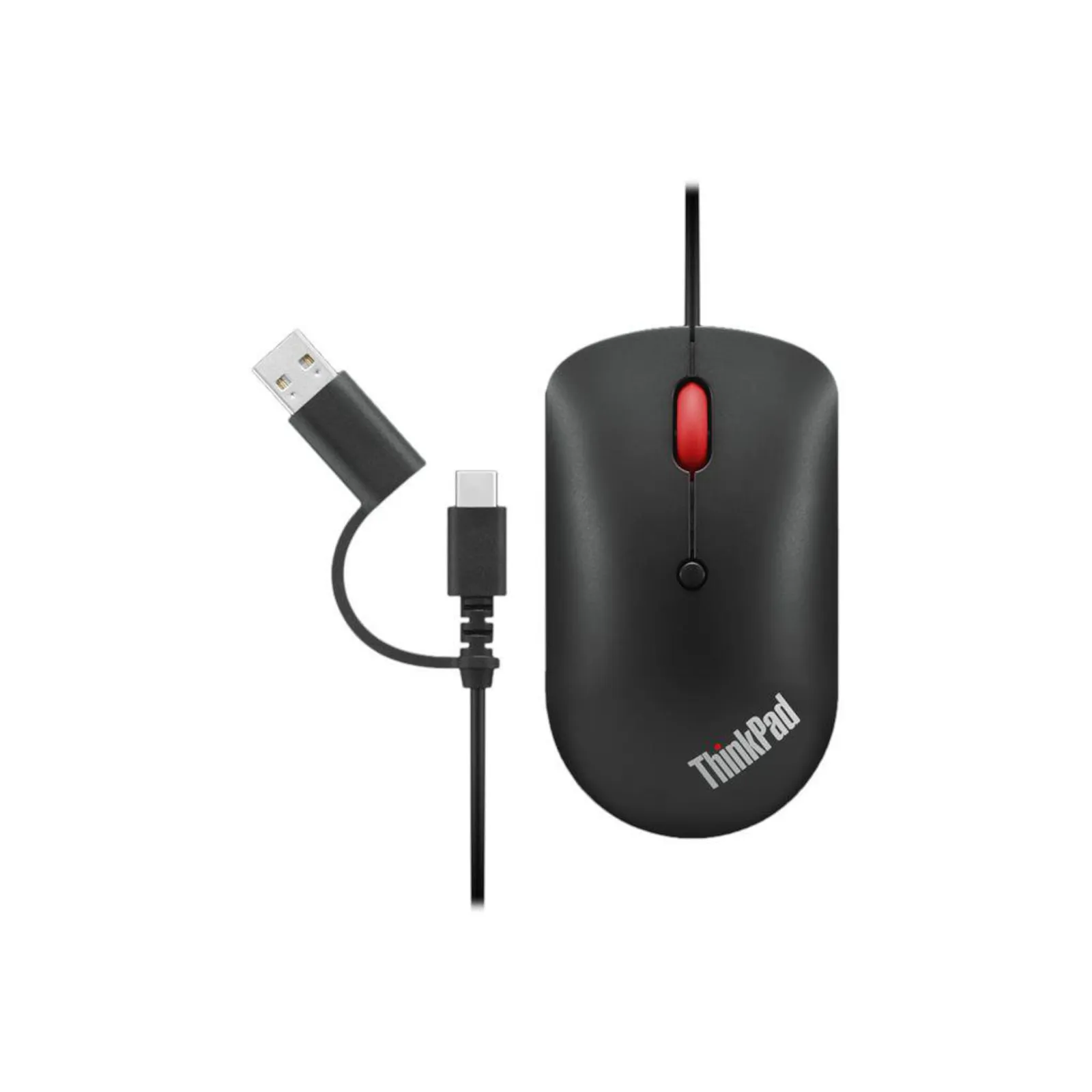 PI_328010232 Lenovo ThinkPad - kabelgebundene optische Maus USB-C/USB (4Y51D20850) - Slika 1