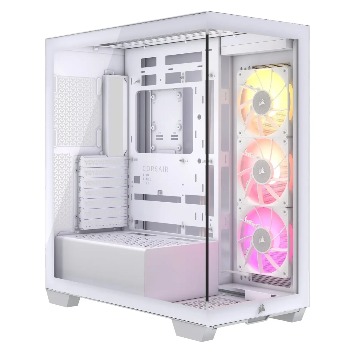 Corsair 3500X LINK RGB weiß Midi Tower ATX Gaming Gehäuse - Slika 1