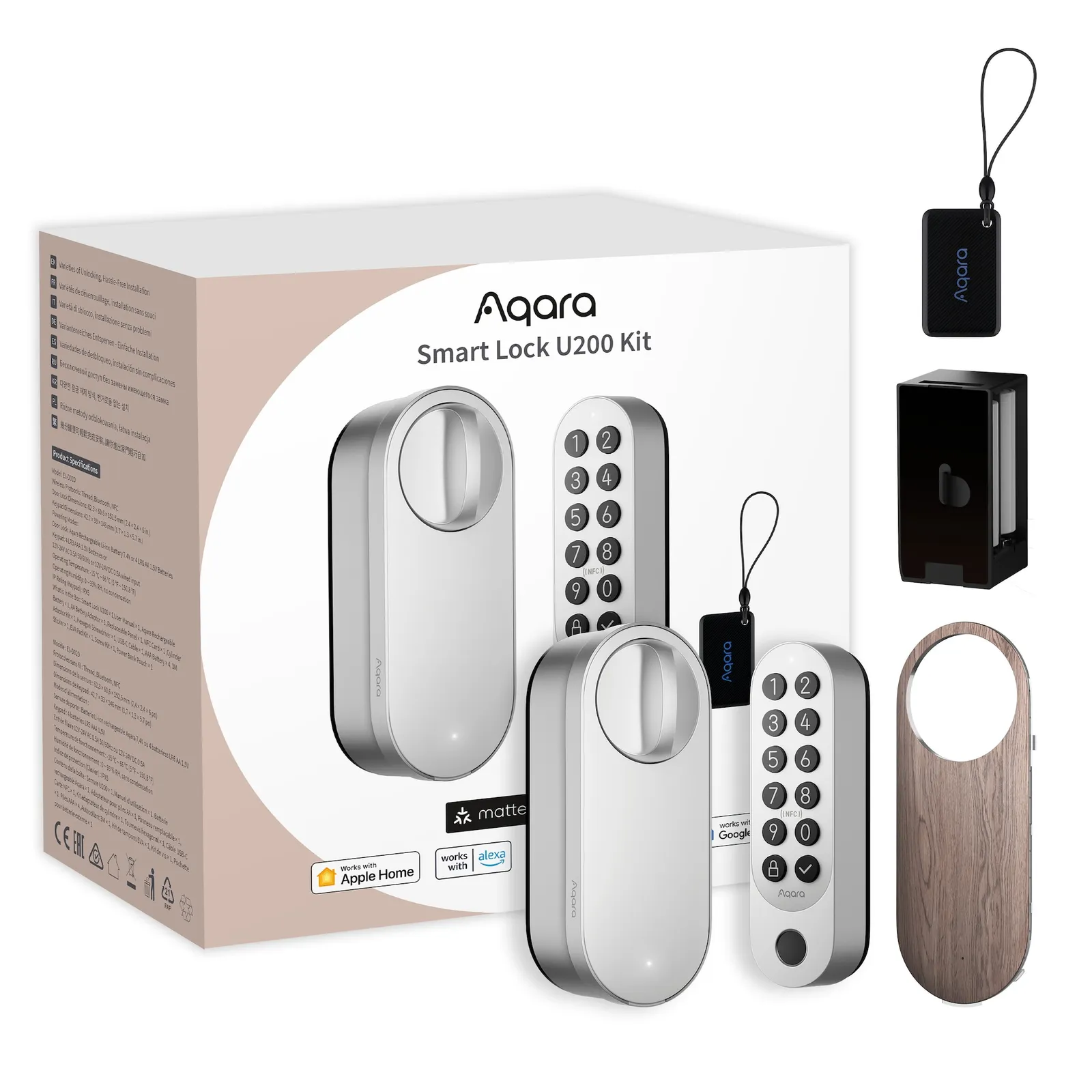PI_339705168 Aqara Smart Lock U200 (Silver) - Slika 1
