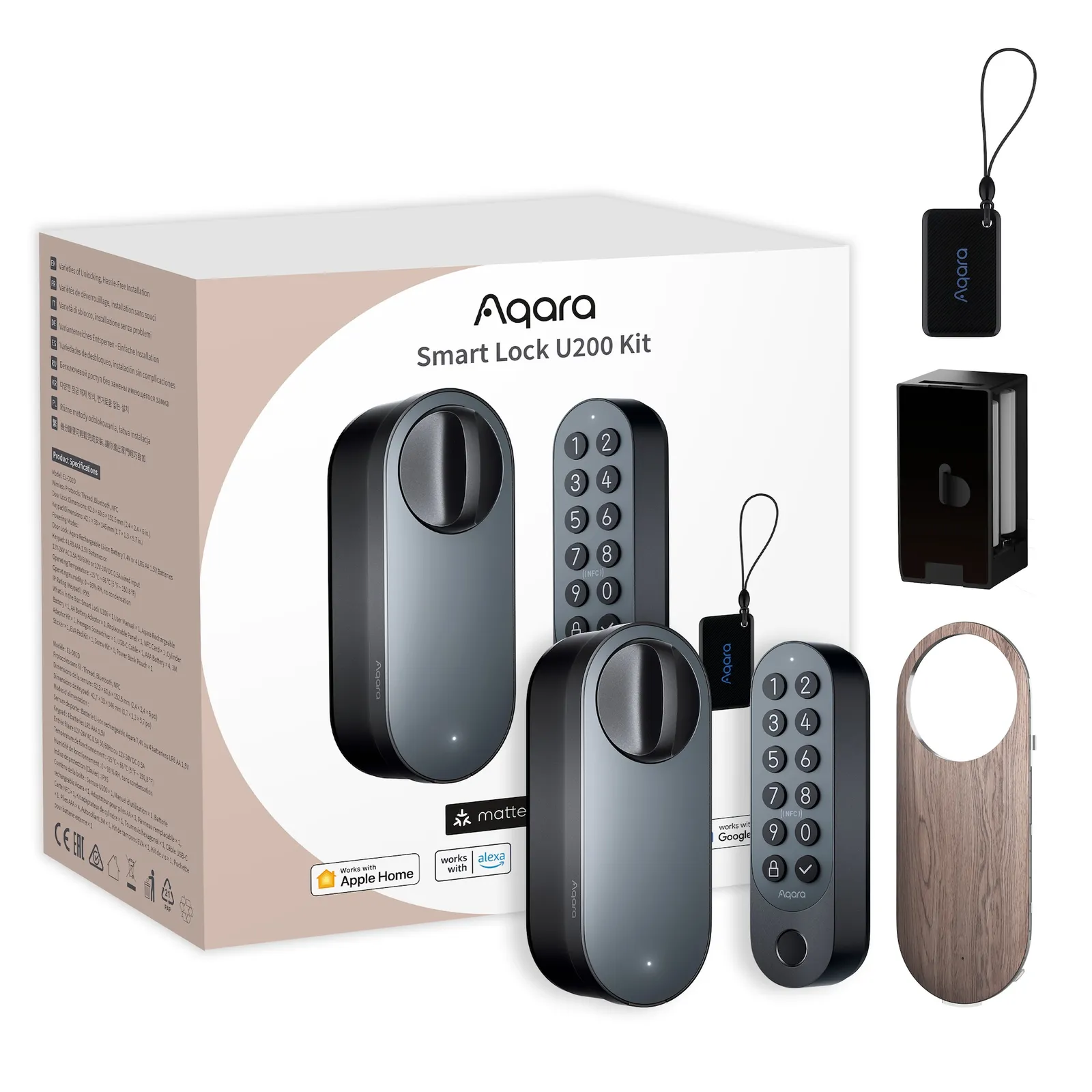 PI_339705235 Aqara Smart Lock U200 (Black) - Slika 1
